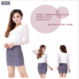 2017 Fashion Women Skirts Candy Color Ladies Elastic High Waist Summer Pencil Skirts 14 Colors D001