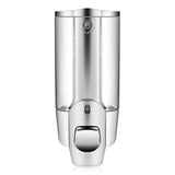 350ml Kitchen Bathroom Single Head Soap Dispenser with a Lock ABS Plastic Liquid Shampoo Vessel