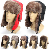 2019 Brand New Unisex Trapper Bomber Warm Russian Trooper EAR FLAPS Winter Ski Hat Men Women Cap New Bomber Hats