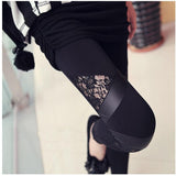 2019 Women Faux Leather Sexy Black Leggings Leggin Plus Size Girl Pants Patent Leggings Free Shipping