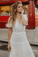 Luminous Dawn Lace Gown