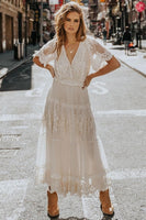 Luminous Dawn Lace Gown