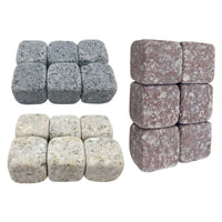 6pcs/set Natural Whiskey Stones Sipping Ice Mold Whisky Stones Whisky Rocks Cooler Party Wedding Gift Christmas Bar Accessories