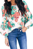 Black Floral Printed Blouse