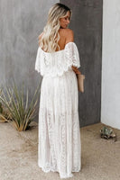 The Best Chapter Off The Shoulder Lace Maxi Dress