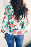 Black Floral Printed Blouse