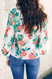 Black Floral Printed Blouse