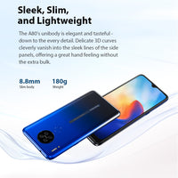 Blackview A80 Quad Rear Camera Android 10.0 Go Mobile Phone 6.21' Waterdrop HD Screen 2GB+16GB Cellphone 4200mAh 4G Smartphone