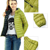 CALOFE Autumn Winter Women Jacket Casual Long Sleeve Outwear Female Slim Hooded Short Cotton Coats Hoodie Cardigan Jackets 2019