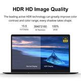 CHUWI LapBook Plus 15.6 Inch 4K Screen Intel X7 Quad Core DDR4 8GB 256GB SSD Windows 10 Laptop with M.2 Expansion Slot