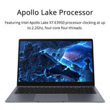 CHUWI LapBook Plus 15.6 Inch 4K Screen Intel X7 Quad Core DDR4 8GB 256GB SSD Windows 10 Laptop with M.2 Expansion Slot