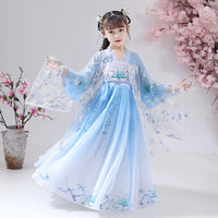 Chinese kids clothing hanfu Costumes Child Traditional Hanfu Ancient Fairy Han Tang Dynasty Girls Dresses Set Kids party cosplay