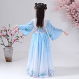 Chinese kids clothing hanfu Costumes Child Traditional Hanfu Ancient Fairy Han Tang Dynasty Girls Dresses Set Kids party cosplay