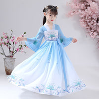 Chinese kids clothing hanfu Costumes Child Traditional Hanfu Ancient Fairy Han Tang Dynasty Girls Dresses Set Kids party cosplay