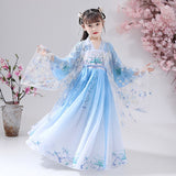 Chinese kids clothing hanfu Costumes Child Traditional Hanfu Ancient Fairy Han Tang Dynasty Girls Dresses Set Kids party cosplay