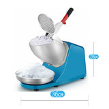 ElectricCommercial stainless steel Ice Crusher Ice Smoothie Shaver Commercial DIY Ice Cream Maker for Coffee Shop Hotel