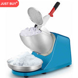 ElectricCommercial stainless steel Ice Crusher Ice Smoothie Shaver Commercial DIY Ice Cream Maker for Coffee Shop Hotel