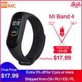 In Stock Original Xiaomi Mi Band 4 Smart Miband 3 Color Screen Bracelet Heart Rate Fitness Tracker Bluetooth5.0 Waterproof Band4