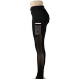 Leggings Quick Drying Pocket Black Sweatpants Work Out Run Gym Leggings Sexy Gothic Plus Size Women Leggings High Waist pants