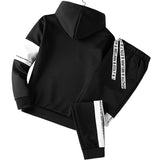 Men Sets Hooded Sport Suit Tracksuit Outfit Suit 2 Piece Set Suits Hoodies & Long Pants Autumn Warm Mens Clothing Drop Shipping