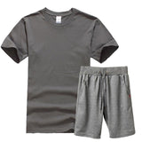 New Summer T-Shirt Men's suits Lastest 2018 Fashion Short Sleeve T-Shirt set Funny Tee Shirts Hipster O-Neck Cool Tops+Shorts