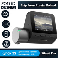 Original 70mai Dash Cam Pro 1944P Speed & Coordinates GPS ADAS 70mai pro Car Dash Camera WiFi DVR Voice Control 24H Park 70 MAI