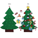 OurWarm DIY Felt Christmas Tree New Year Gifts Kids Toys Artificial Tree Wall Hanging Ornaments Christmas Decoration for Home