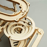 Robotime 4 Kinds Marble Run Game DIY Waterwheel Wooden Model Building Kits Assembly Toy Gift for Children Adult dropshipping