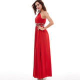 Tanpell one shoulder evening dress red sleeveless floor length a line gown cheap beaded ruched ladies party long evening dresses