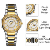 Women Watches Women Fashion Watch 2019 Geneva Designer Ladies Watch Luxury Brand Diamond Quartz Gold Wrist Watch Gifts For Women