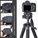 Zomei Q111 Professional Portable Aluminium Travel Tripod with bag Camera Accessories Stand for Digital with Pan Head for Dslr