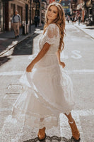 Luminous Dawn Lace Gown