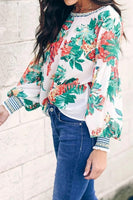 Black Floral Printed Blouse