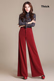 Hot Sale Brand Women High Waist Plus Size Wide Leg Pants For Fat Leg Big Hip Harem Straight Polyester Autumn Winter Pants 6XL