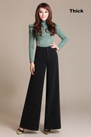 Hot Sale Brand Women High Waist Plus Size Wide Leg Pants For Fat Leg Big Hip Harem Straight Polyester Autumn Winter Pants 6XL