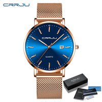 CRRJU Luxury Fashion Woman Bracelet Watch Women Casual Waterproof Quartz Ladies Dress Watches Gift lover Clock relogio feminino